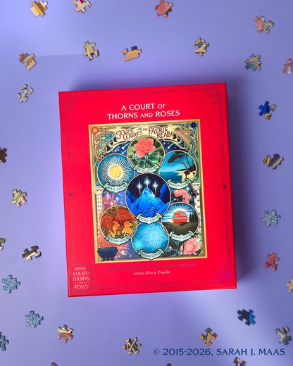 [Pre-Order] A Court of Thorns and Roses Official Seven Courts of the Faerie Realm 1000 Piece Puzzle Chronicle Books