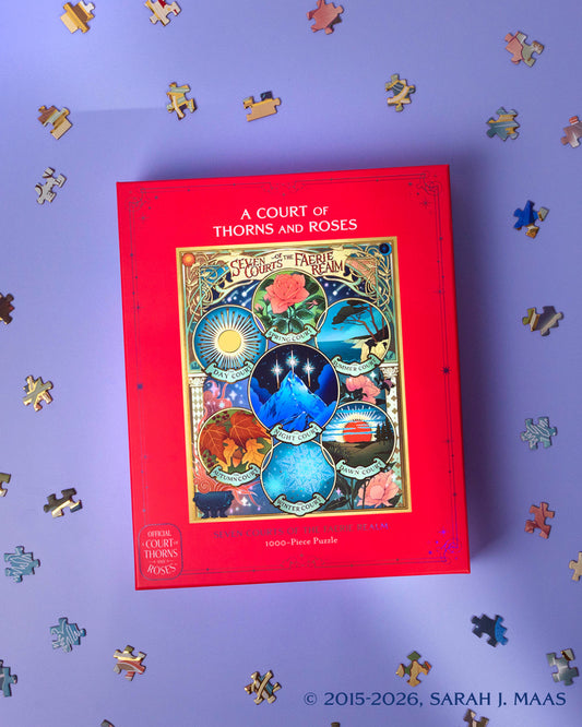 [Pre-Order] A Court of Thorns and Roses Official Seven Courts of the Faerie Realm 1000 Piece Puzzle Chronicle Books