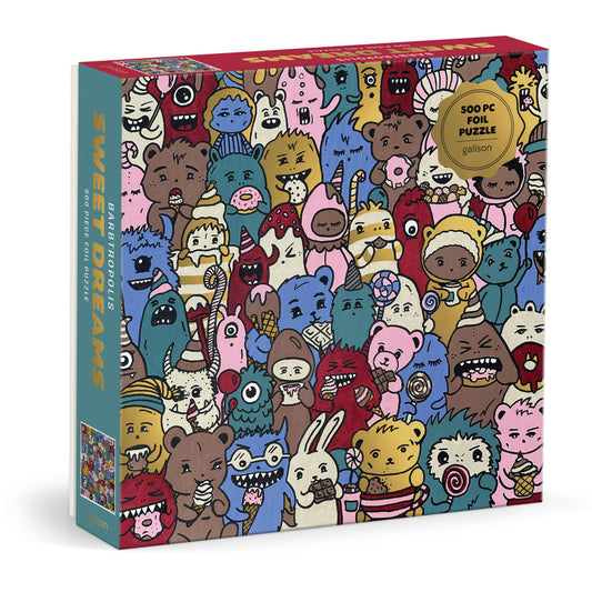 Galison Barbtropolis Sweet Dreams 500 Piece Foil Puzzle