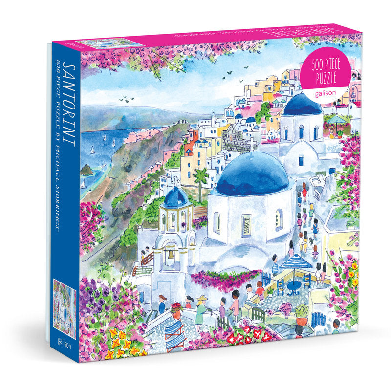 [Pre-Order] Michael Storrings Santorini 500 Piece Puzzle Galison