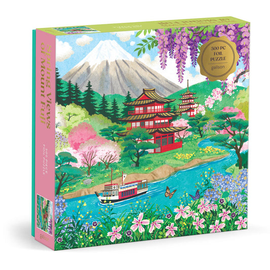 [Pre-Order] Spring Views of Mount Fuji 500 Piece Foil Puzzle Galison