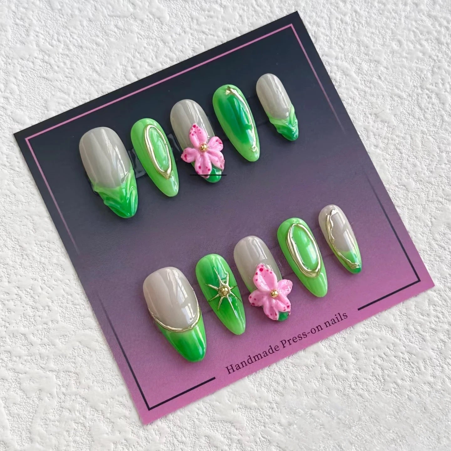 Floral Oasis Press-on Nails