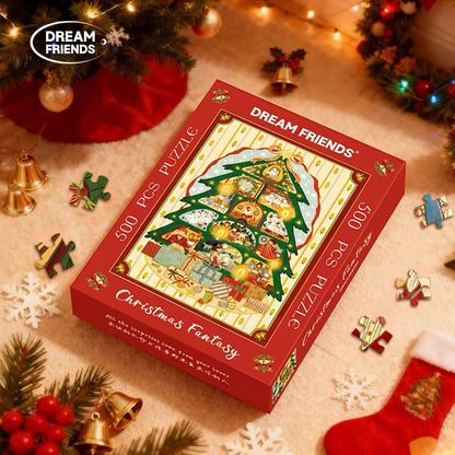 Christmas Fantasy 500 Piece Jigsaw Puzzle Dream Friends