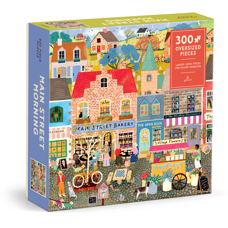 Galison Main Street Morning 300 Piece Puzzle