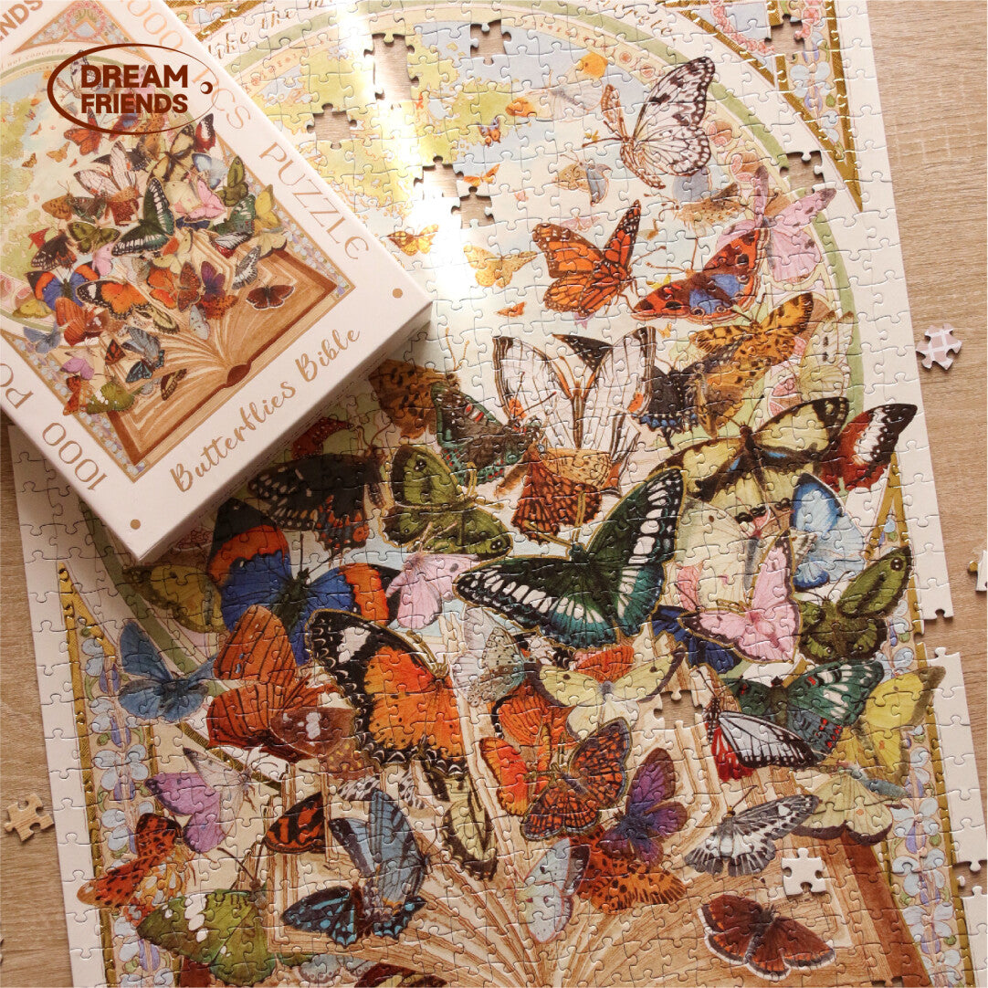 Dream Friends Butterflies Bible 1000 Piece Jigsaw Puzzle Dream Friends