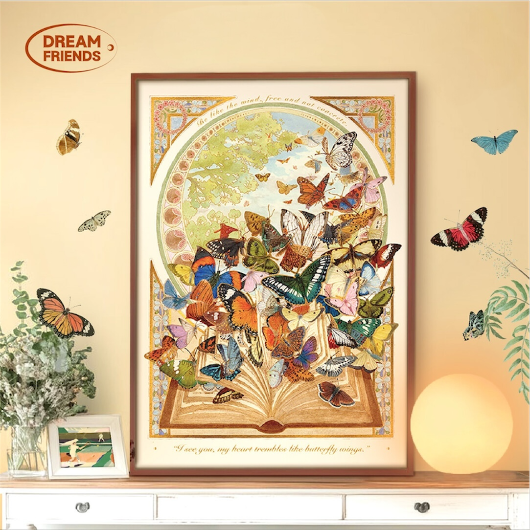Dream Friends Butterflies Bible 1000 Piece Jigsaw Puzzle Dream Friends