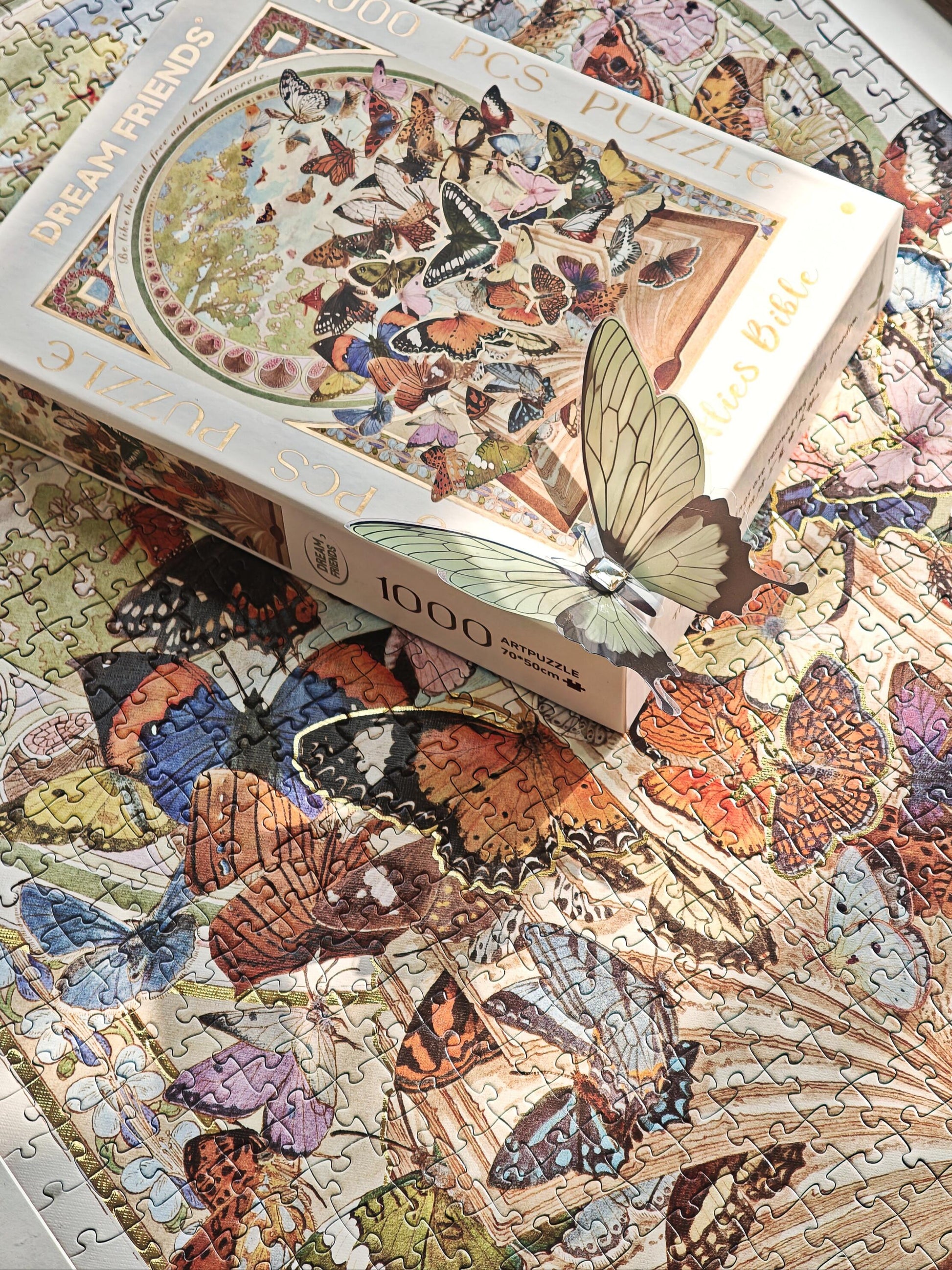 Dream Friends Butterflies Bible 1000 Piece Jigsaw Puzzle Dream Friends
