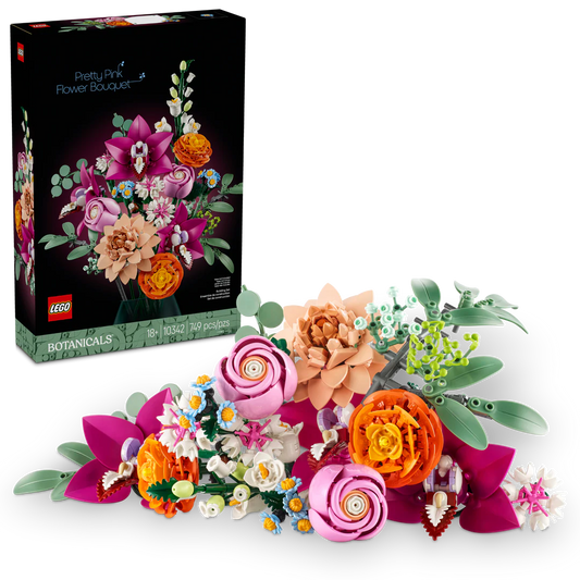 LEGO Botanicals Pretty Pink Flower Bouquet 10342