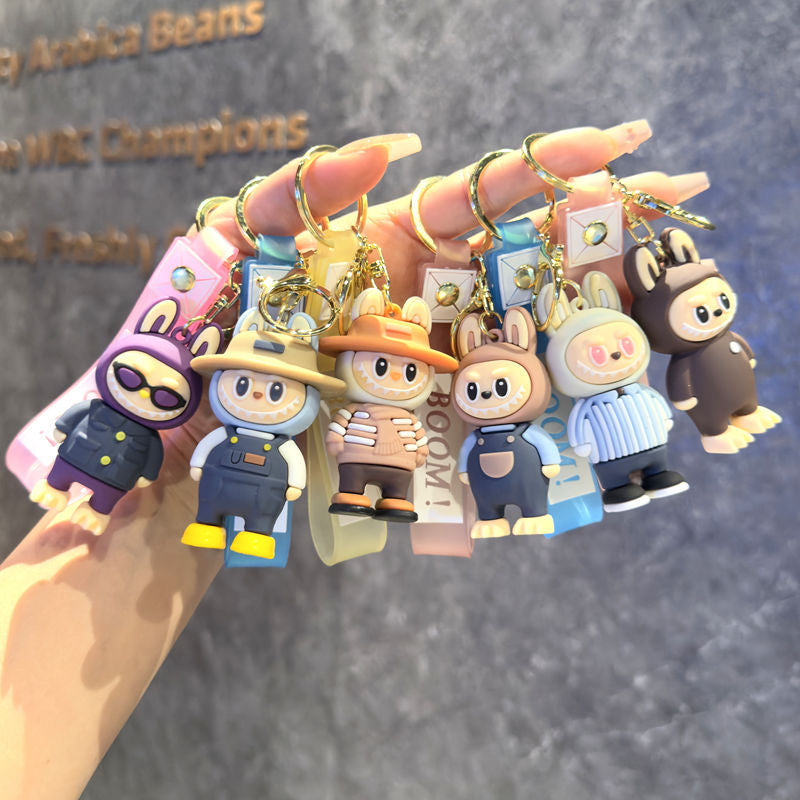 Cartoon Labubu Keychain