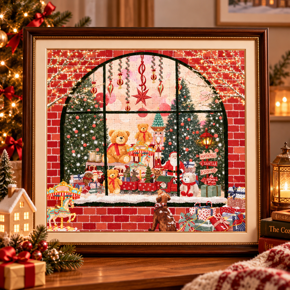 Christmas Window 728 Piece Jigsaw Puzz Dreamer Puzzle