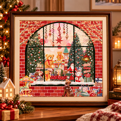 Christmas Window 728 Piece Jigsaw Puzz Dreamer Puzzle