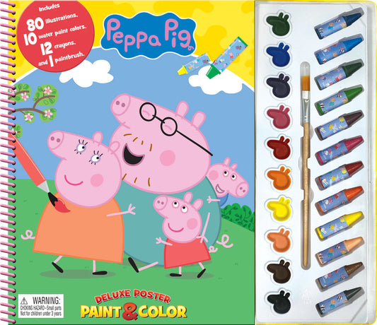 Peppa Pig - Deluxe Poster Paint & Color