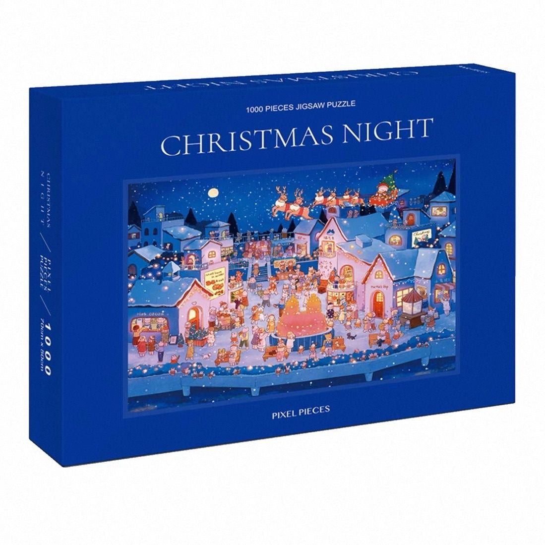 Christmas Night 1000 Piece Jigsaw Puzzle Pixel Pieces