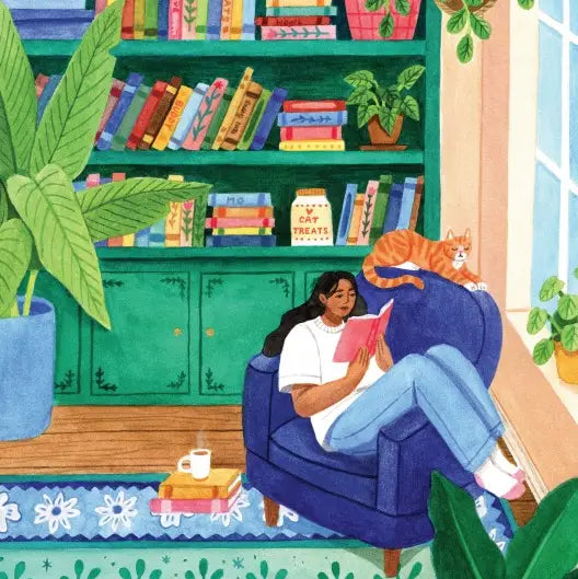 Green Reading Corner 500 Piece Puzzle