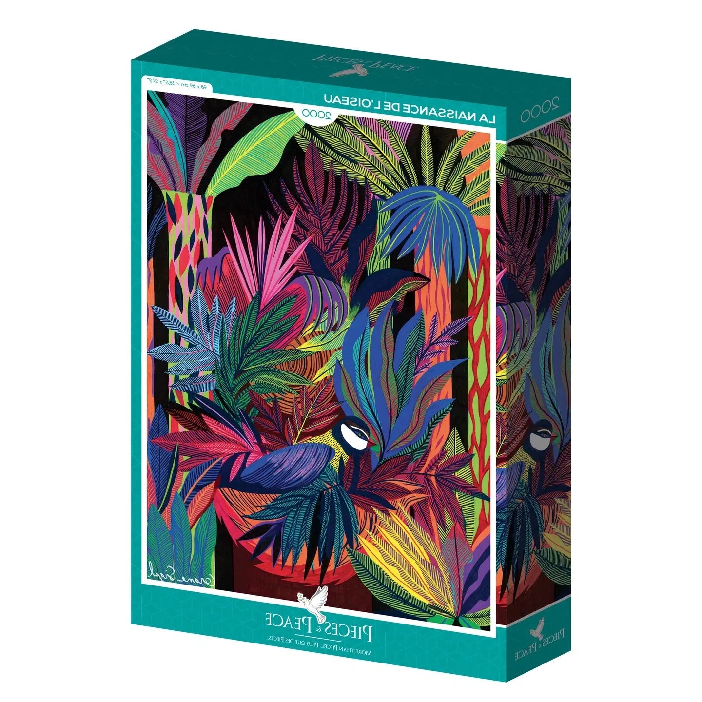 The Birth of the Bird 2000 Piece Puzzle Pieces & Peace