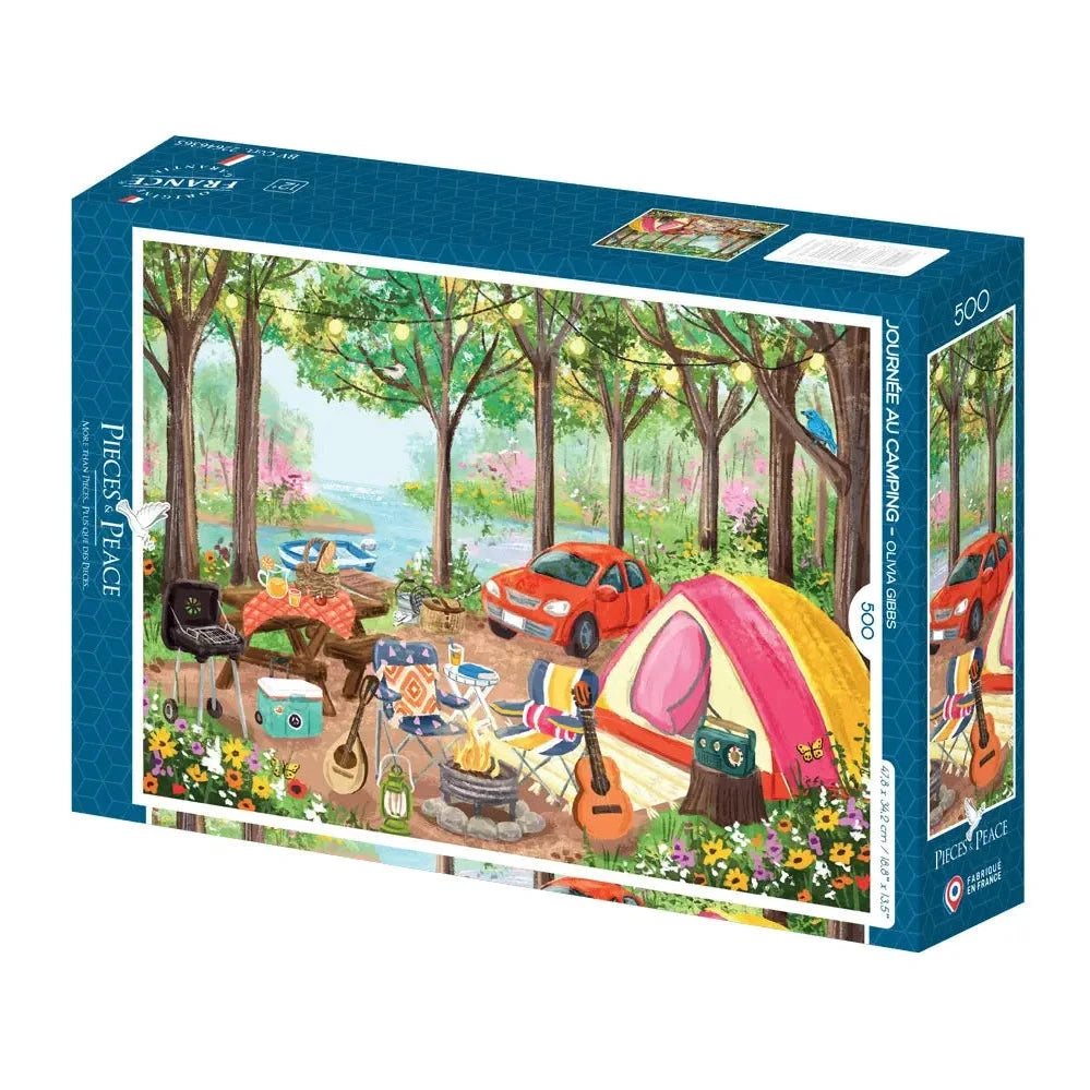 Day At the Campsite 500 Piece Puzzle