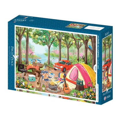Day At the Campsite 500 Piece Puzzle