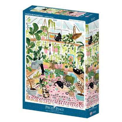 Botanist Cats 500 Piece Puzzle Pieces & Peace