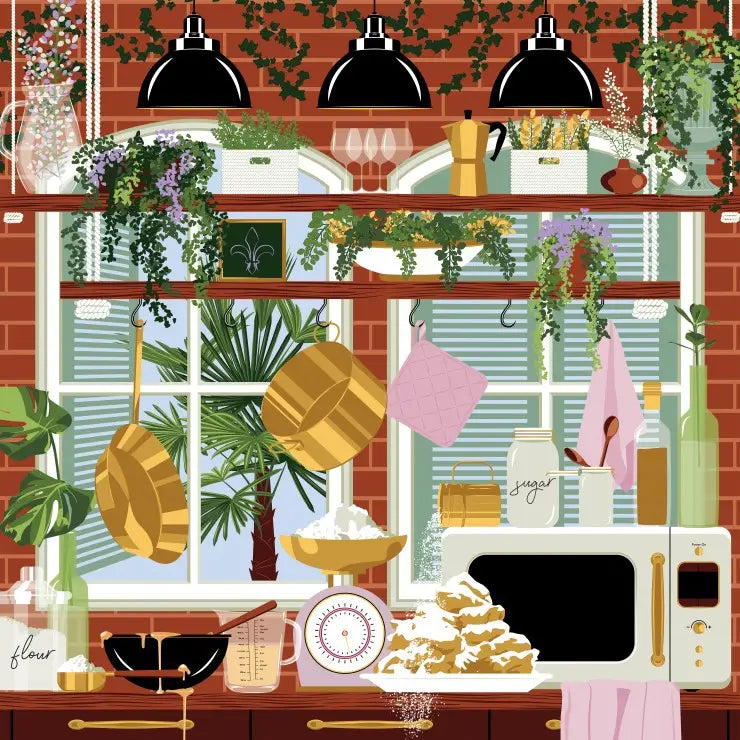 New Orleans Kitchen 1000 Piece Puzzle