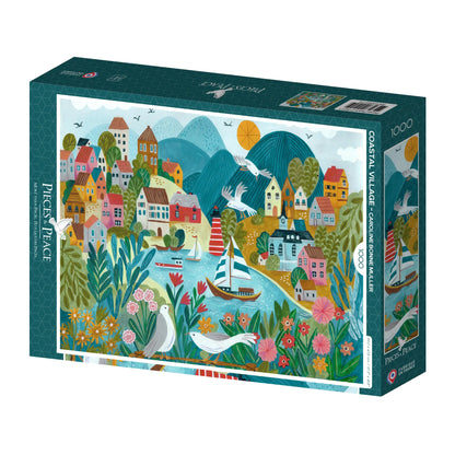 Coastal Village 1000 Piece Puzzle