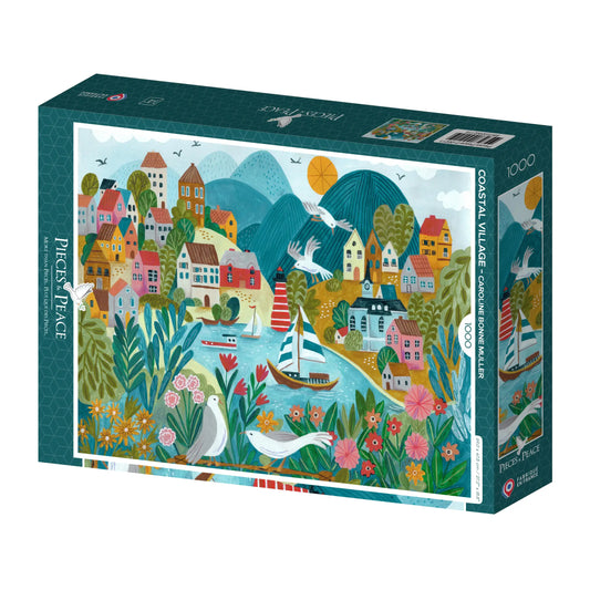 Coastal Village 1000 Piece Puzzle