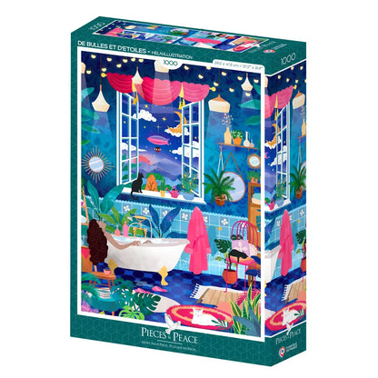 Bubbles and Stars 1000 Piece Puzzle