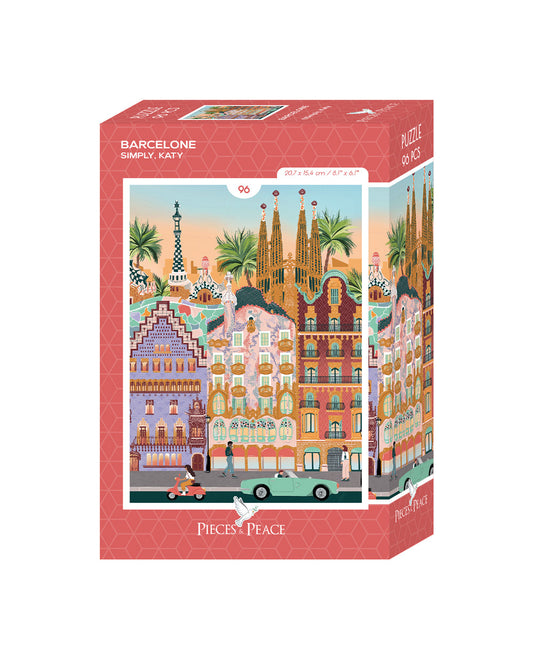 Barcelona 96 Piece Mini Puzzle