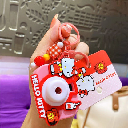 Hello Kitty Projector Camera Keychain Charm