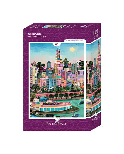 Chicago 96 Piece Mini Puzzle