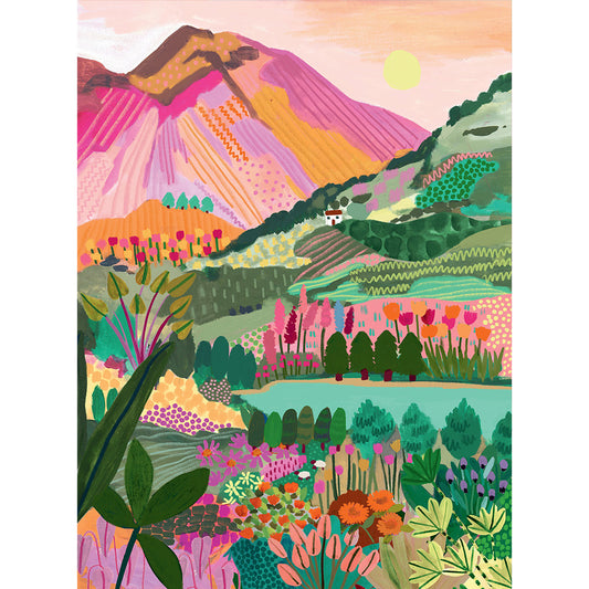 Rainbow Mountain 96 Piece Mini Puzzle