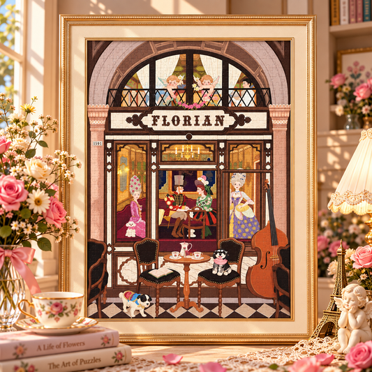 Florian Café 500-Piece Jigsaw Puzzle Kessing