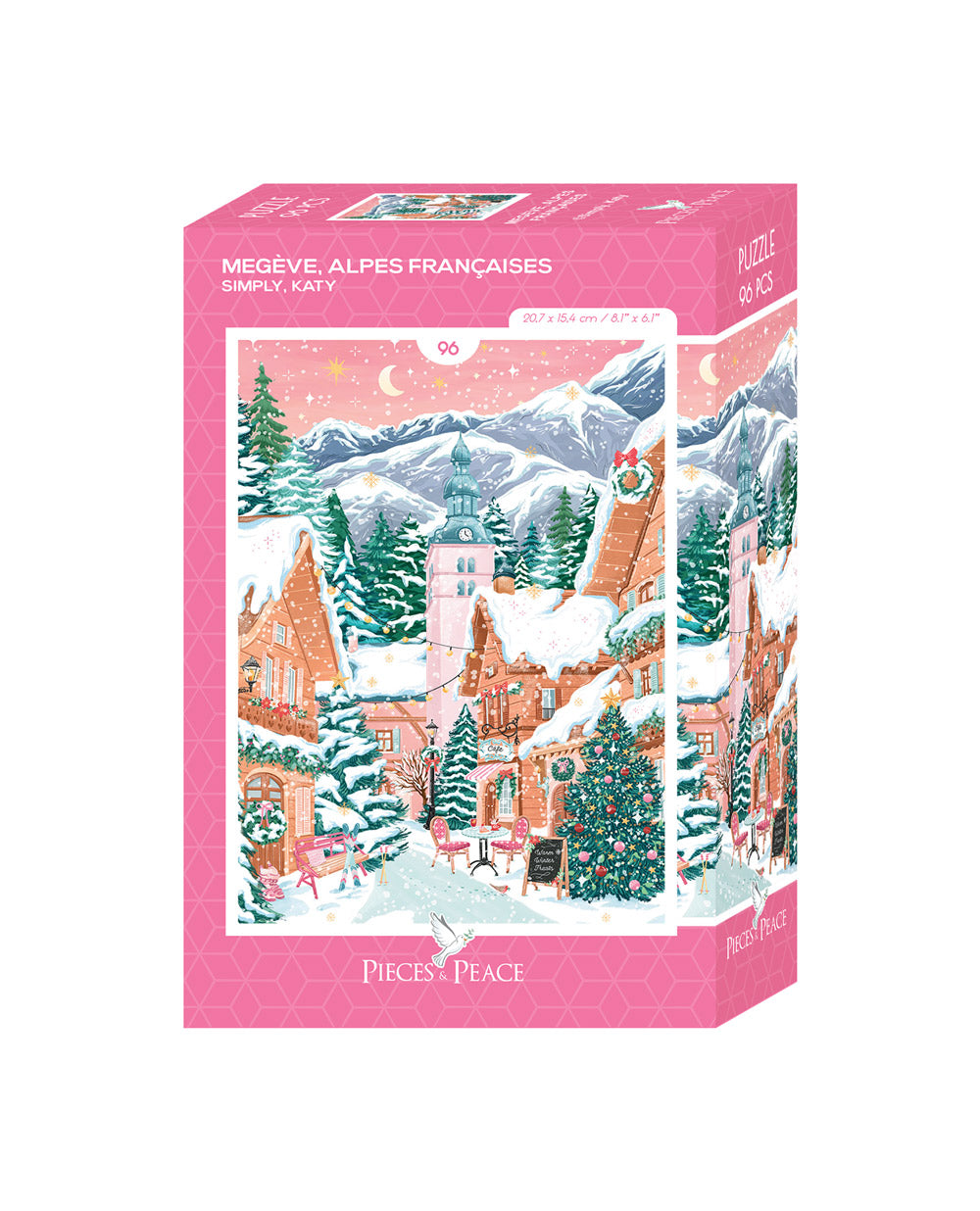 Megève, French Alps 96 Mini Puzzle