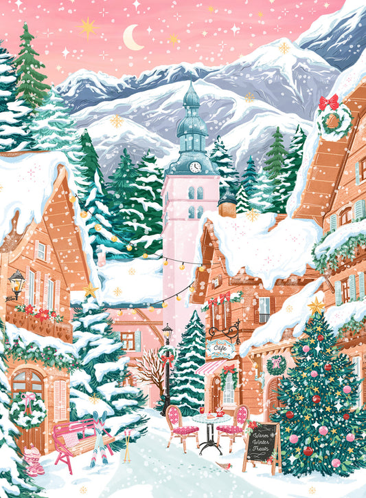 Megève, French Alps 96 Mini Puzzle