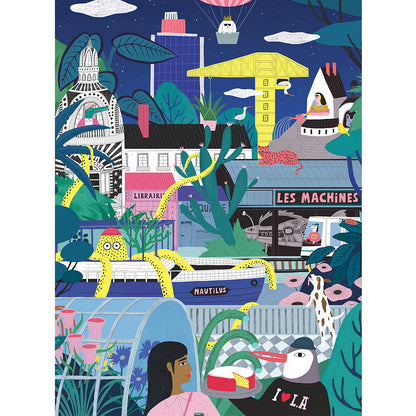 Extraordinary Nantes By Night 96 Piece Mini Puzzle