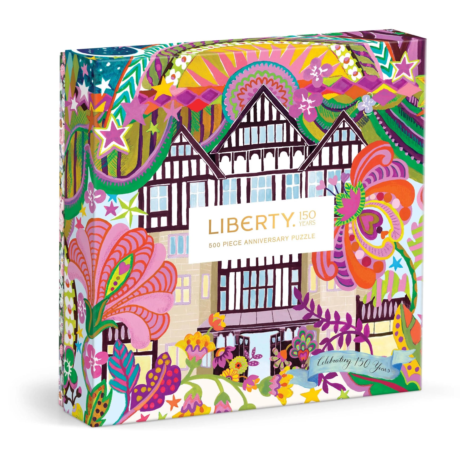Liberty 150th Commemorative 500-piece double-sided puzzle featuring two unique illustrations celebrating the 150th anniversary of the Statue of Liberty.