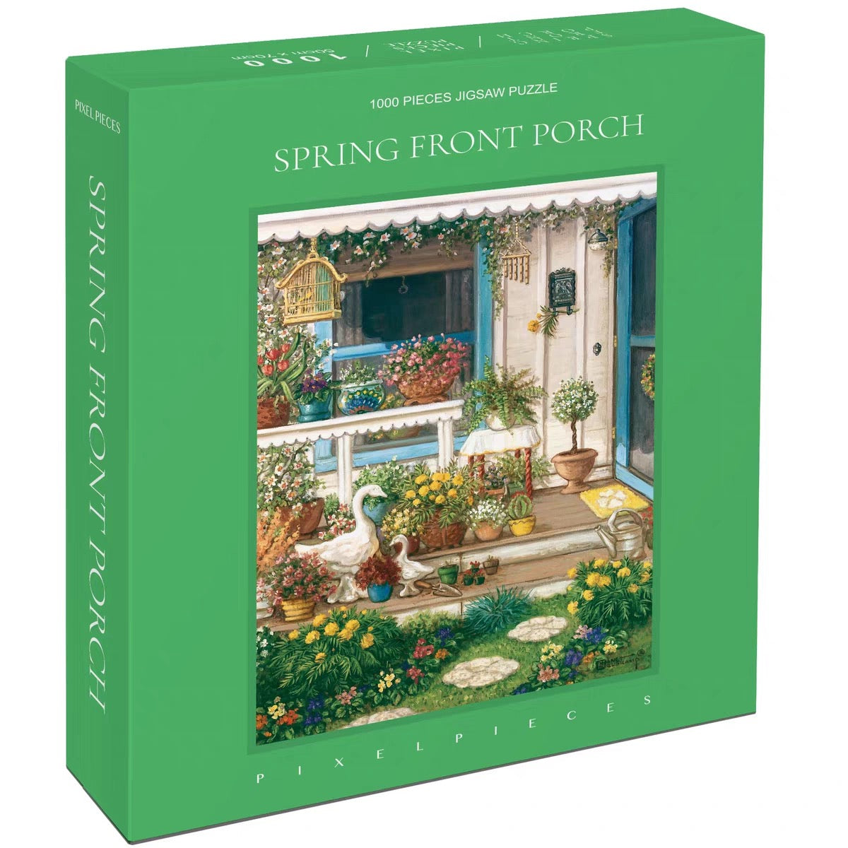 Spring Front Porch 1000 Piece Puzzle
