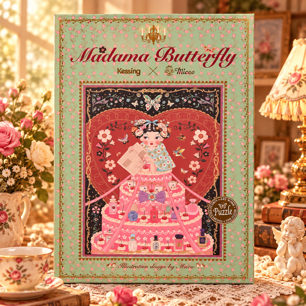 Madama Butterfly 500 Piece Jigsaw Puzzle Kessing