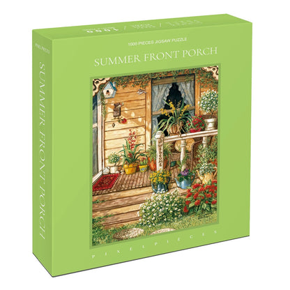 Summer Front Porch 1000 Piece Puzzle