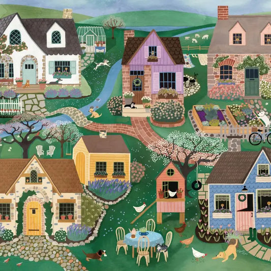 Cottage Lane 1500 Piece Puzzle