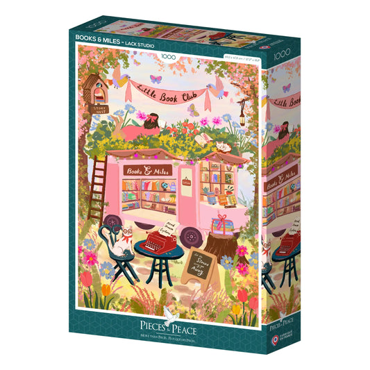 Traveling Books 1000 Piece Puzzle