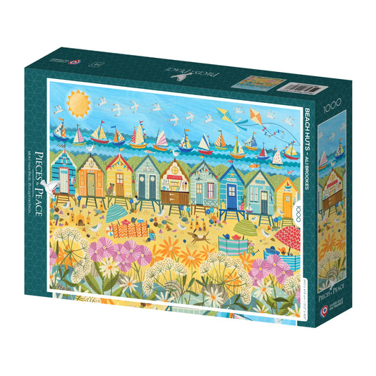 Beach Huts 1000 Piece Puzzle