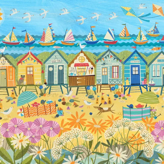 Beach Huts 1000 Piece Puzzle