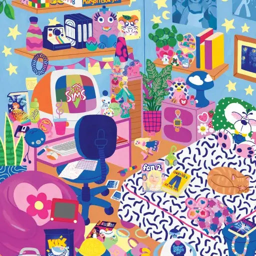 90s Nostalgia 1000 Piece Puzzle