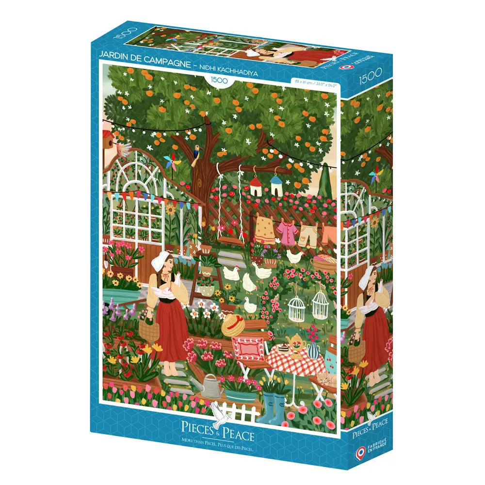 Country Garden 1500 Piece Puzzle Pieces & Peace