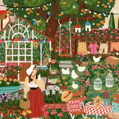 Country Garden 1500 Piece Puzzle Pieces & Peace