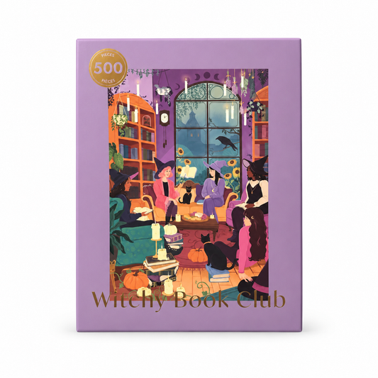 Hobbry Witchy Book Club 500 Piece Jigsaw Puzzle Hobbry