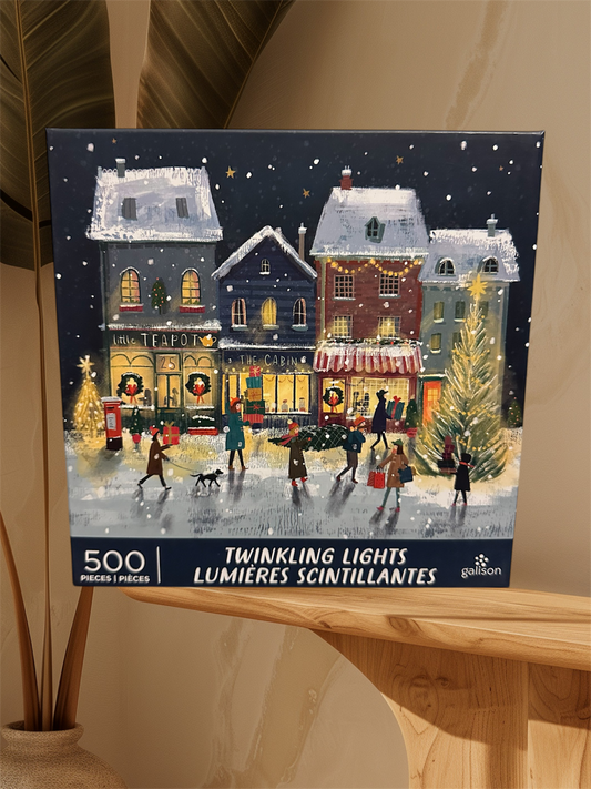 Galison Twinkling Lights 500 Piece Puzzle