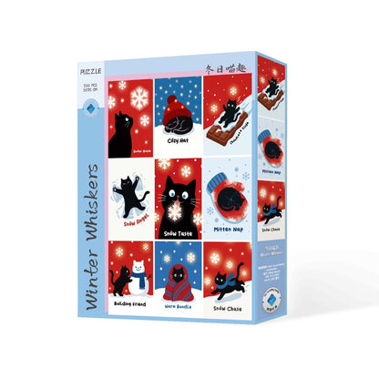 Winter Whiskers 500 Piece Jigsaw Puzzle Tutu Dingdang