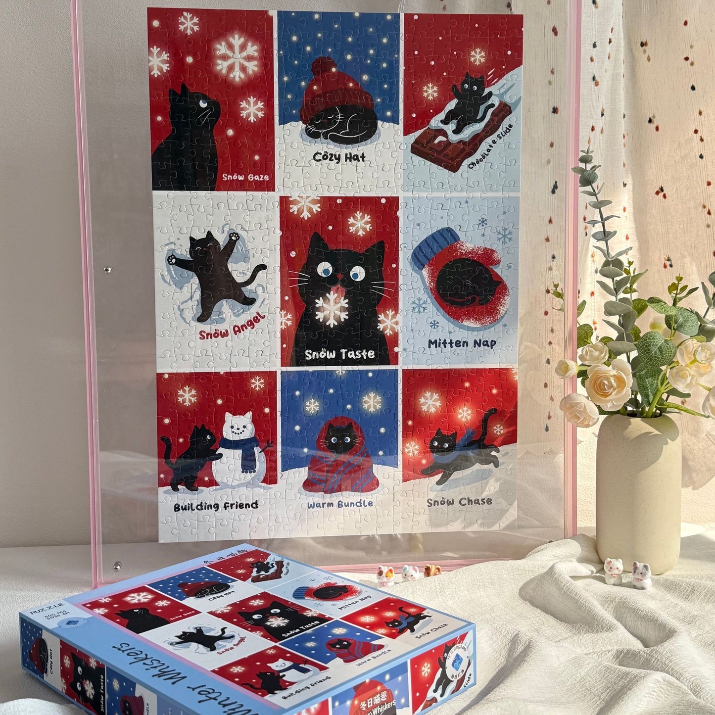 Winter Whiskers 500 Piece Jigsaw Puzzle Tutu Dingdang