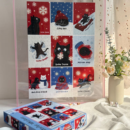 Winter Whiskers 500 Piece Jigsaw Puzzle Tutu Dingdang